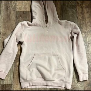 lululemon athletica Light Pink Pullover Hoodie